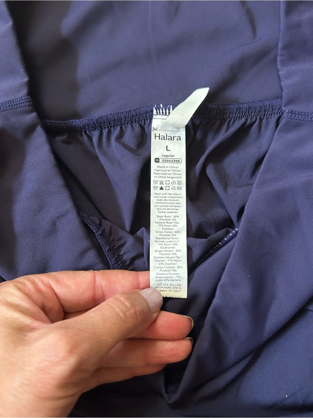 Halara Breezeful High Waisted Tummy Control Split Hem Quick Dry Capri Pants Sz L - Picture 10 of 10